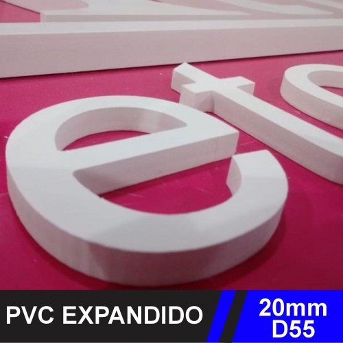 Pvc Expandido 20mm - Branco